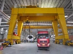 150T Crane de pañuelo de doble viga